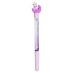 Unicorn Glitter Pen Purple