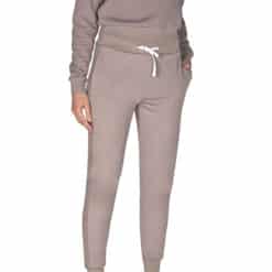 Edae Sweatpants Front Sabbia/Beige