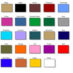 Thermatex Color Chart