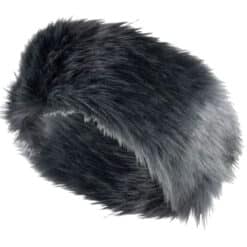 Nadia Women’s Faux Fur Headband Asphalt