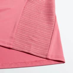 Carla V-Hals T-Shirt Pink Detaljer