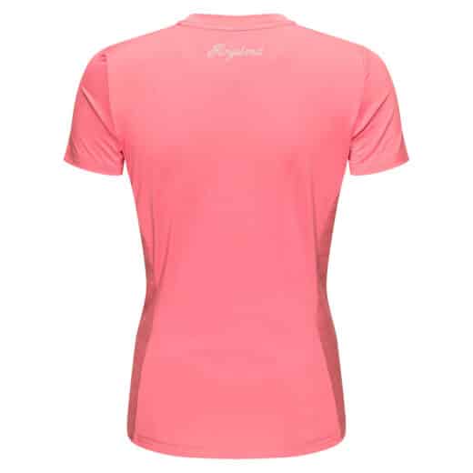 Carla V-Hals T-Shirt Pink Rear