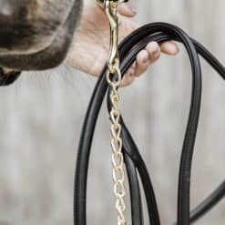 Lædertræktov med Kæde, 270cm