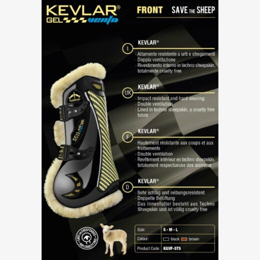 STS Kevlar Gel Vento Front Technical info