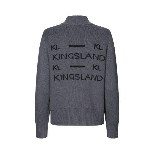 KINGSLAND Villut strikket damepullover i blødt materiale med klassisk pasform