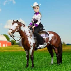 Cowgirl Taylor & Truly Unsurpassed +Cimarron Western Sadel + Western Show Trense