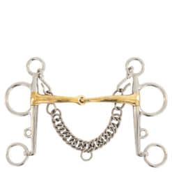 BR Pelham Soft Contact Bid, 2-delt, 14mm