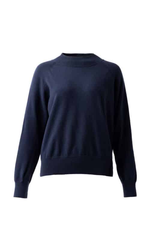 Faye Uldmix Pullover, B Vertigo, 52UDD, TItan Navy