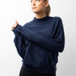 Faye Uldmix Pullover, B Vertigo, 52UDD, TItan Navy