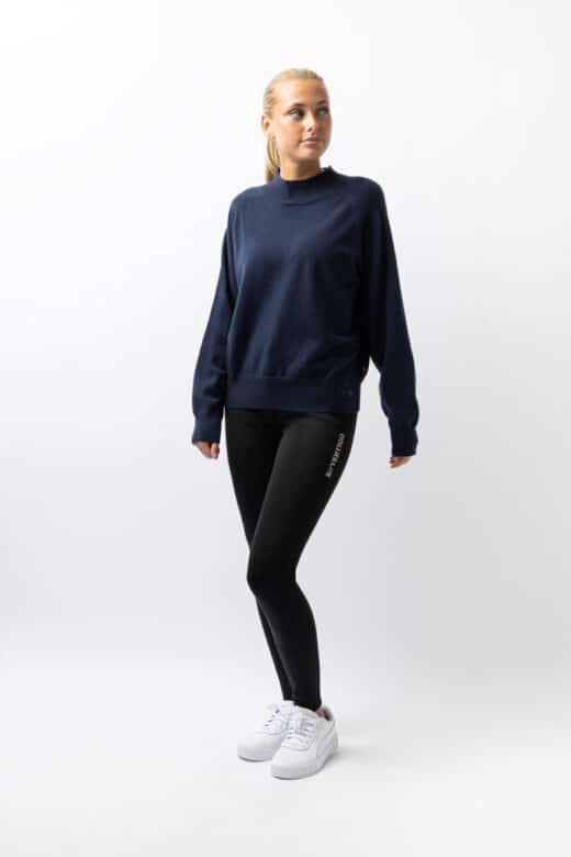 Faye Uldmix Pullover, B Vertigo, 52UDD, TItan Navy
