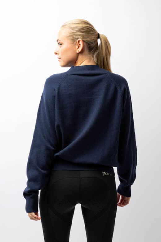 Faye Uldmix Pullover, B Vertigo, 52UDD, TItan Navy