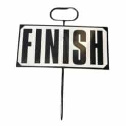 Start&Finish skilt