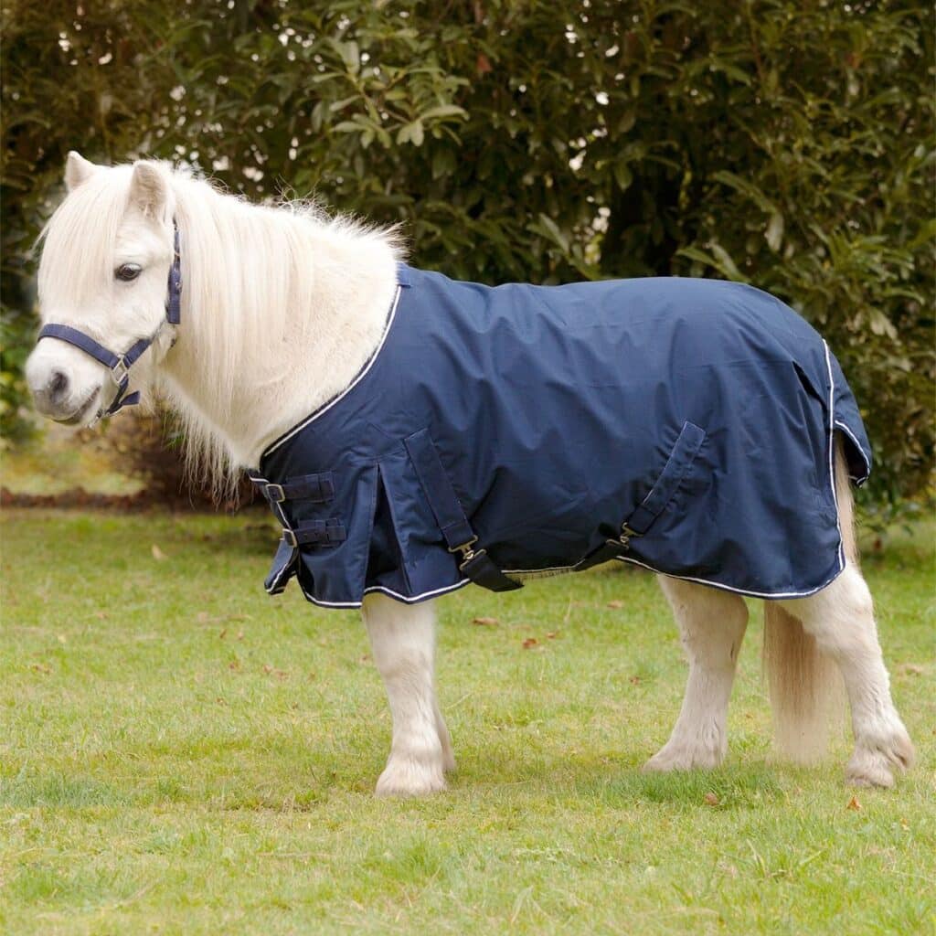Shetland Pony Regndækken med Krydsgjord