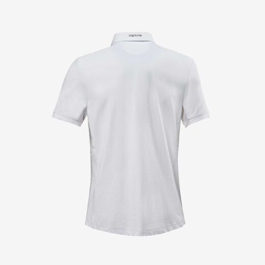 Men's Polo Competition White Back