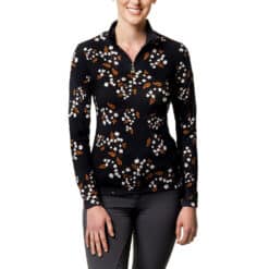 Harvest Gold All-Over Floral Damebluse