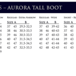 Mountain Horse measurements - Aurora