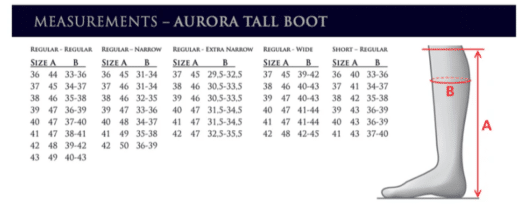 Mountain Horse measurements - Aurora