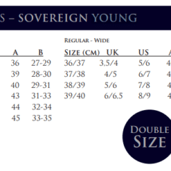 Mountain Horse measurements - SOVEREIGN YOUNG