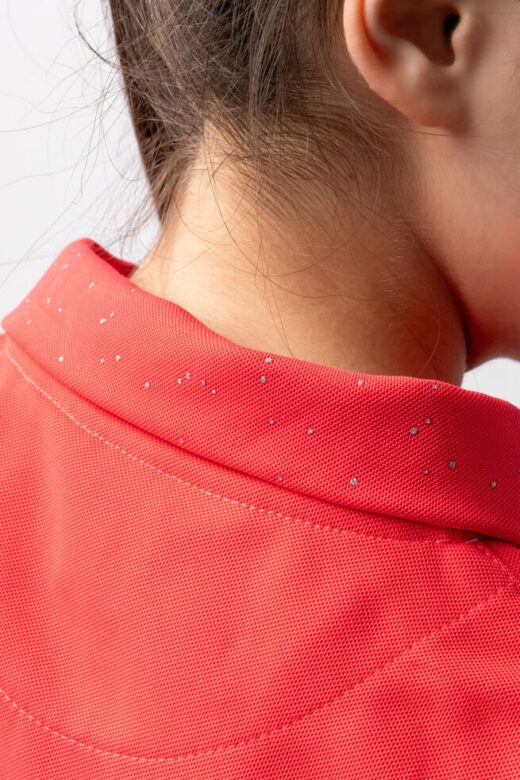 Horze Fay Junior Polo Shirt, Diva Pink, P5PNN-351