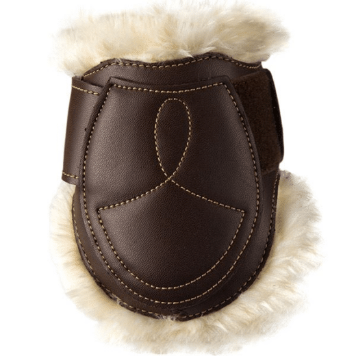 KENTUCKY HORSEWEAR Fetlock Boots i læder m. lam