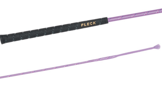 FLECK Nylon Dressurpisk m. Gummi Håndtag, 110cm - Image 2