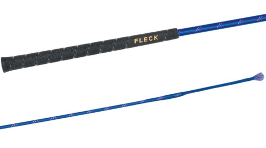 FLECK Nylon Dressurpisk m. Gummi Håndtag, 110cm