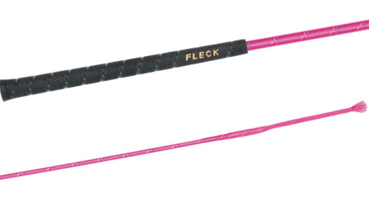 FLECK Nylon Dressurpisk m. Gummi Håndtag, 110cm - Image 3