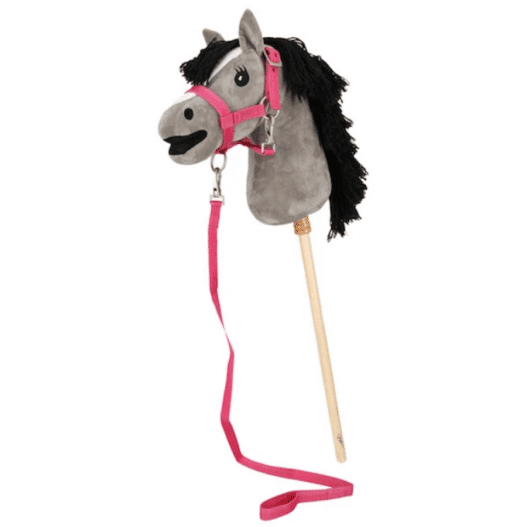 QHP Hobby Horse Grime med grimeskaft til Kæphest