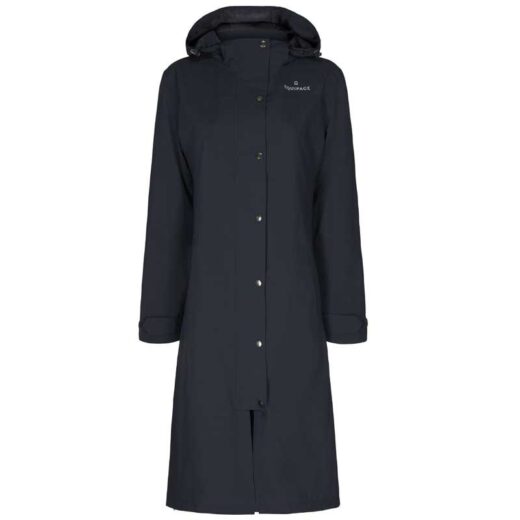 EQUIPAGE Heaven Lang Regnjakke, Navy