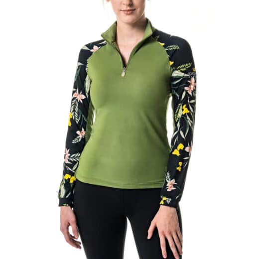 Willow Tropical Langærmet Damebluse