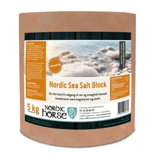 NORDIC HORSE Sea Salt Block, Mag & Detox, 5kg